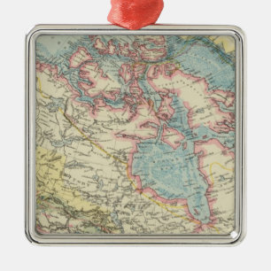 Canada 6 metal ornament