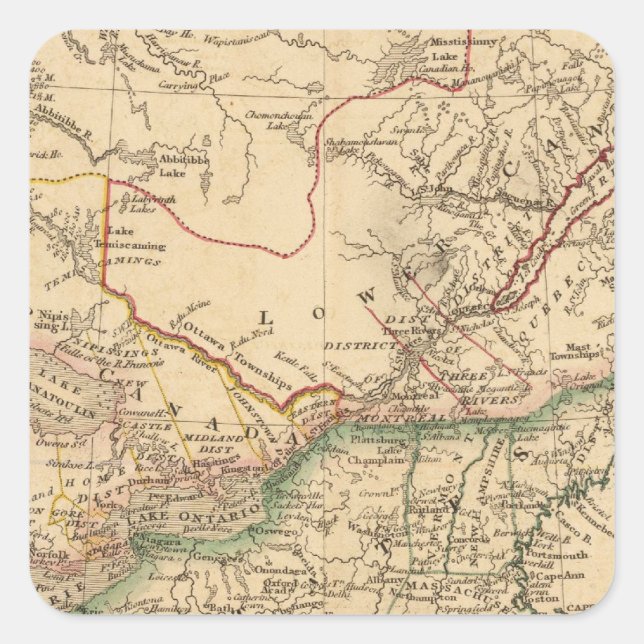 Canada 6 square sticker (Front)