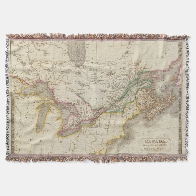 Canada 7 throw blanket (Front)