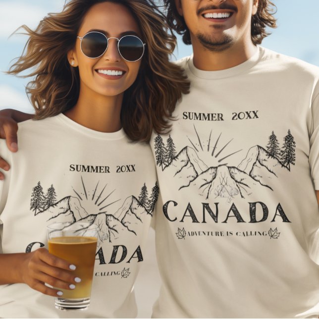 Canada Adventure Is Calling Custom Summer Year T-Shirt (Creator Uploaded)