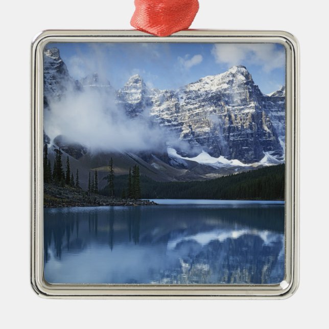 Canada, Alberta, Banff National Park, Lake Metal Ornament (Front)