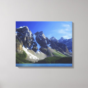 Canada, Alberta, Banff National Park, Moraine Canvas Print