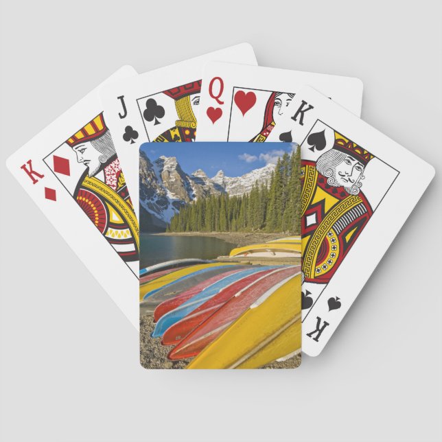 Canada, Alberta, Banff National Park, Moraine Playing Cards (Back)