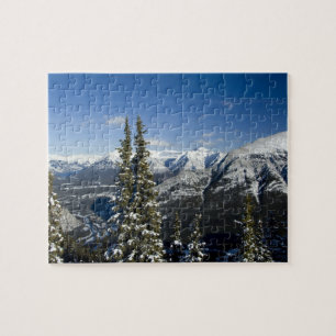 Canada, Alberta, Banff. Views of the Bow Valley Jigsaw Puzzle