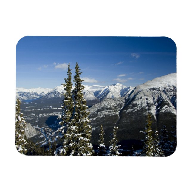 Canada, Alberta, Banff. Views of the Bow Valley Magnet (Horizontal)