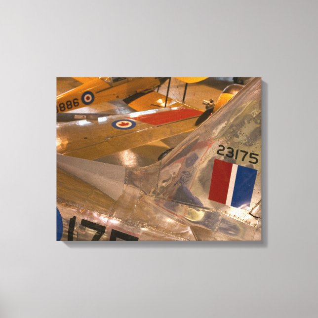 Canada, Alberta, Calgary: Aero Space Museum of Canvas Print (Front)