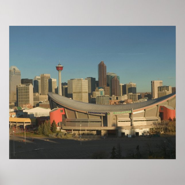 Canada, Alberta, Calgary: City Skyline from 3 Poster (Front)