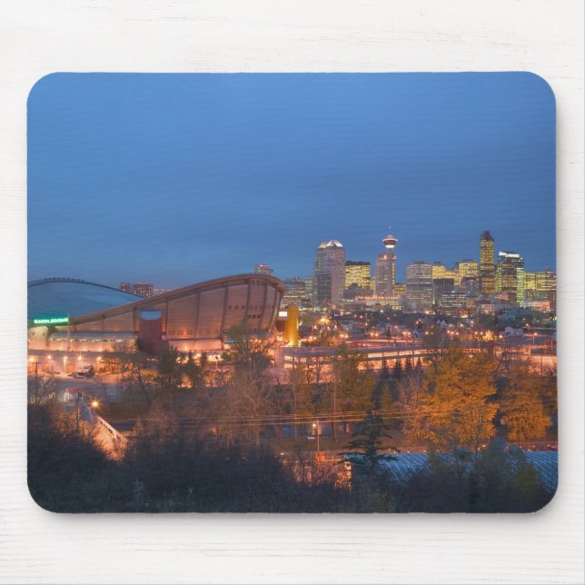 Canada, Alberta, Calgary: City Skyline from 4 Mouse Pad (Front)