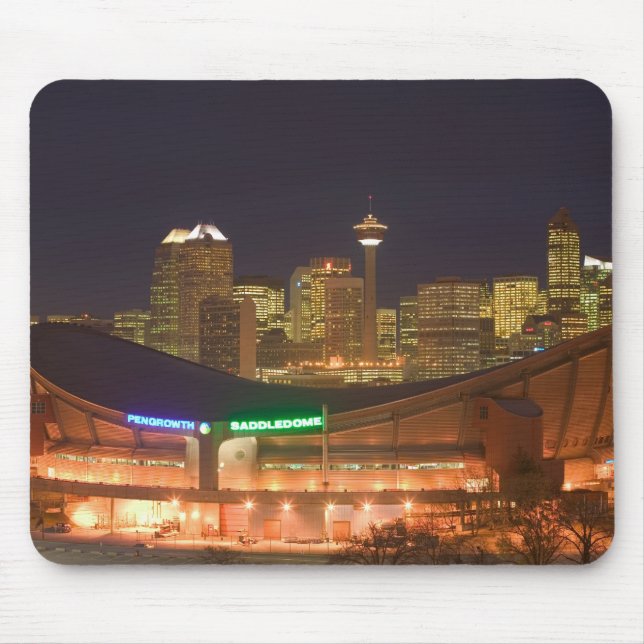 Canada, Alberta, Calgary: City Skyline from Mouse Pad (Front)