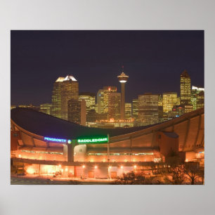 Canada, Alberta, Calgary: City Skyline from Poster