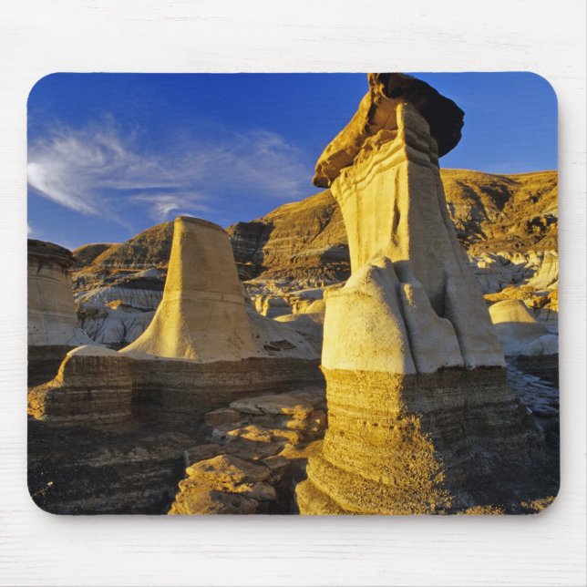 Canada, Alberta, Drumheller. Hoodoos. Mouse Pad (Front)