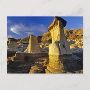 Canada, Alberta, Drumheller. Hoodoos. Postcard