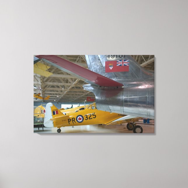 Canada, Alberta, Edmonton: Alberta Aviation 2 Canvas Print (Front)
