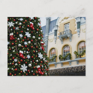 Canada, Alberta, Edmonton. West Edmonton Mall. Holiday Postcard