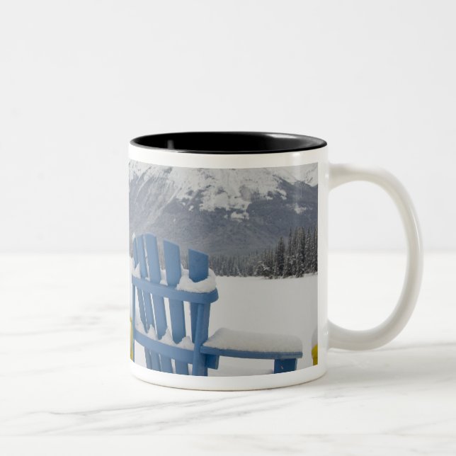 Canada, Alberta, Jasper, Jasper NP. Fairmont Two-Tone Coffee Mug (Right)