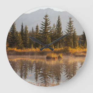 Canada, Alberta, Jasper National Park Large Clock