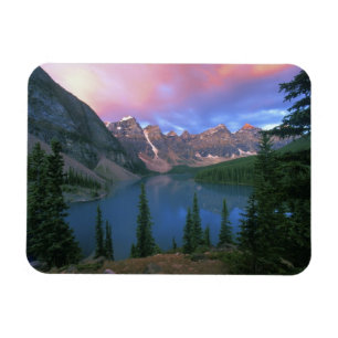 Canada, Alberta, Lake Moraine at Dawn, Banff Magnet