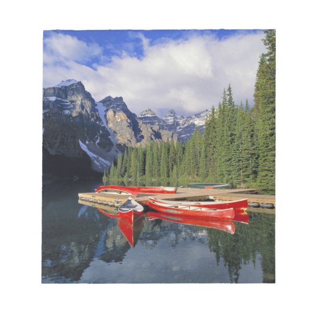 Canada, Alberta, Moraine Lake. The glassy Notepad (Front)