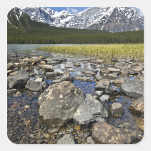 Canada, Alberta, Rocky Mountains, Banff National Square Sticker