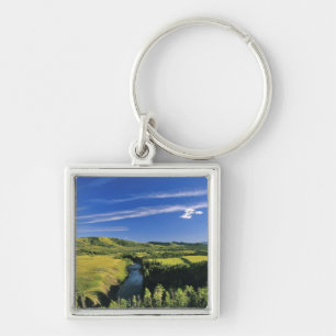 Canada, Alberta, The Highwood River Along the Keychain