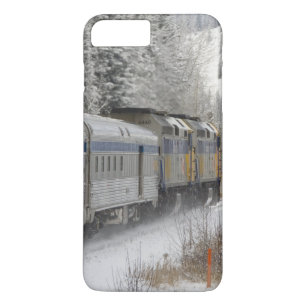 Canada, Alberta. VIA Rail Snow Train between Case-Mate iPhone Case