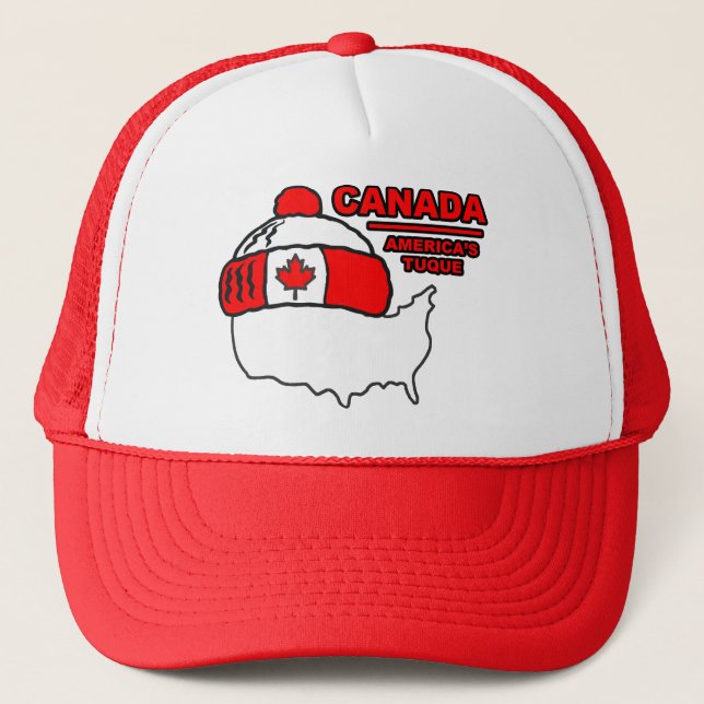 Canada - America's Tuque Trucker Hat (Front)