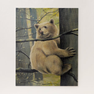 Canada Art Puzzles - Kermode Bear Forest Puzzles