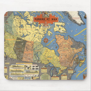 Canada At War Mouse Pad