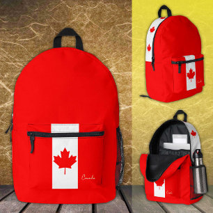 Canada, backpack, Canadian Flag / patriotic Printed Backpack