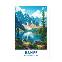 Canada Banff National Park Poster