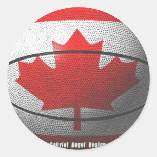 Canada Basketball Classic Round Sticker