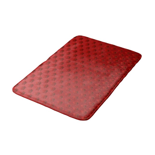 Canada Bath Mat Personalized Canada Souvenir Decor (Angled)