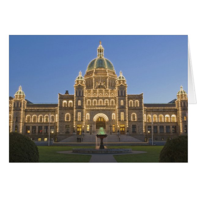 Canada, BC, Victoria, BC Legislature Building at (Front Horizontal)
