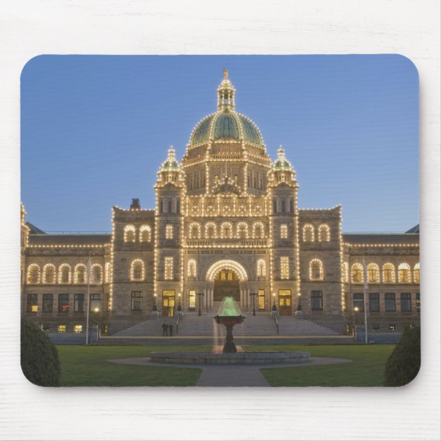 Canada, BC, Victoria, BC Legislature Building at Mouse Pad (Front)