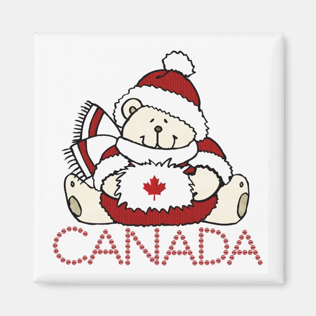Canada bear magnet (Front)