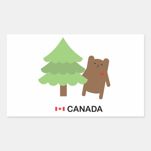 Canada Bear Sticker (Front)