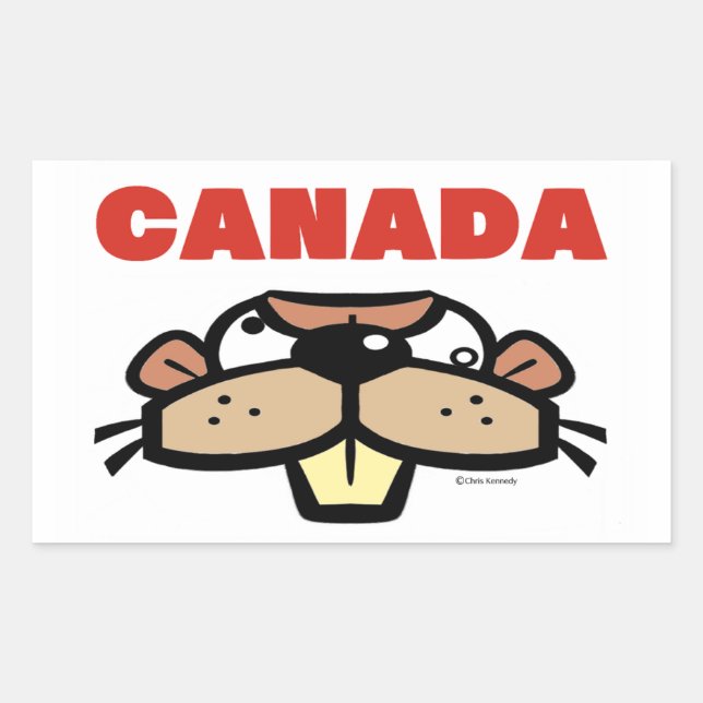 Canada Beaver Sticker (Front)
