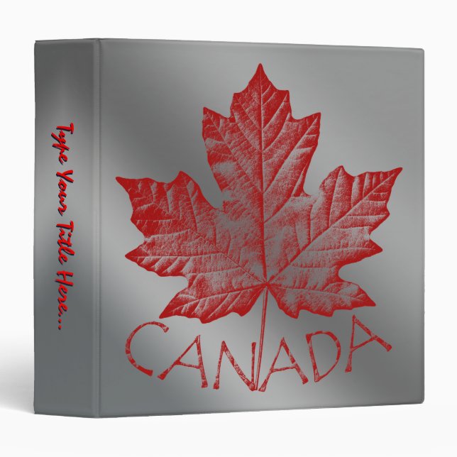 Canada Binder Custom Canada Souvenir Binder Album (Front/Spine)