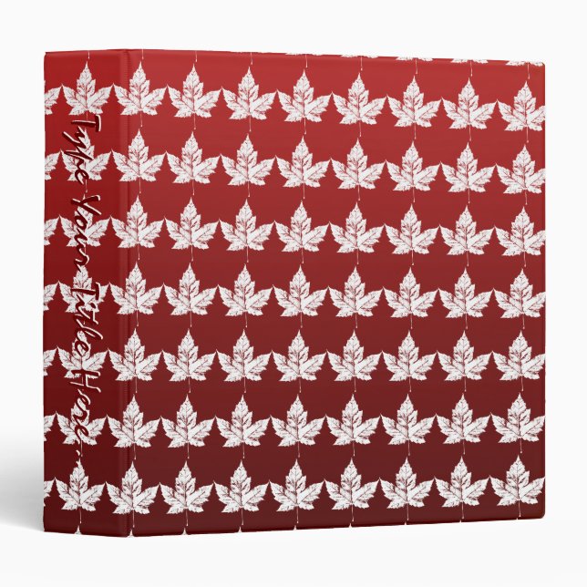 Canada Binder Custom Canada Souvenir Binder Album (Front/Spine)