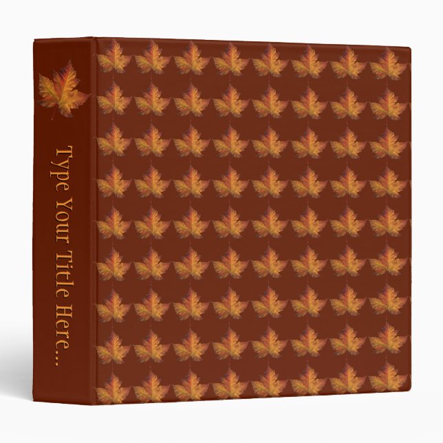 Canada Binder Custom Canada Souvenir Book Binder (Front/Spine)