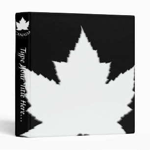 Canada Binder Custom Canada Souvenir Book Binder