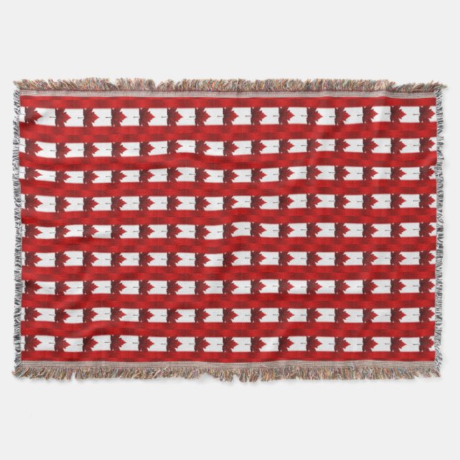 Canada Blanket Canada Canada Flag Souvenir Throw (Front)