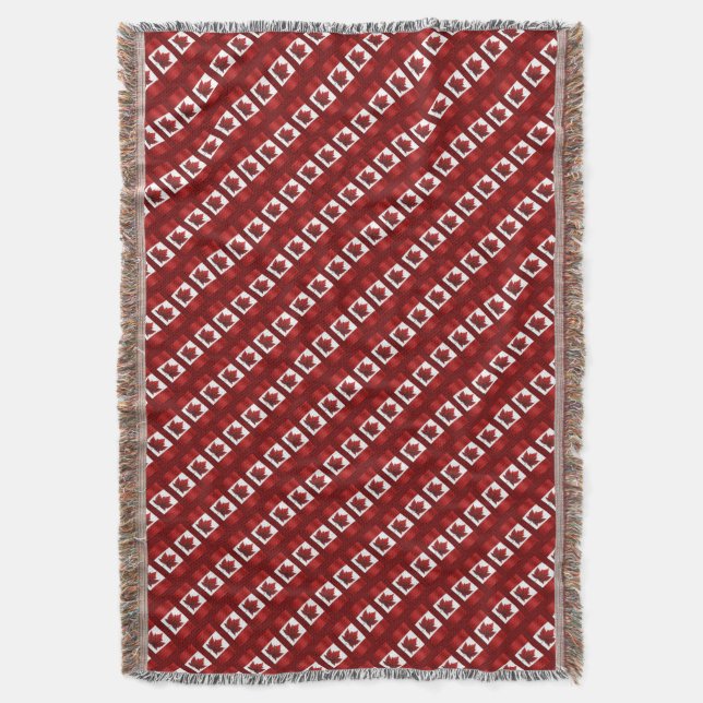 Canada Blanket Canada Canada Flag Souvenir Throw (Front Vertical)