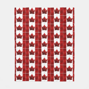Canada Blanket Canada Flag Souvenir Fleece Blanket
