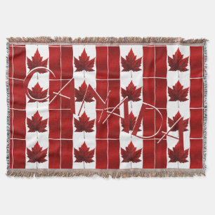Canada Blanket Canada Flag Souvenir Throw Blanket