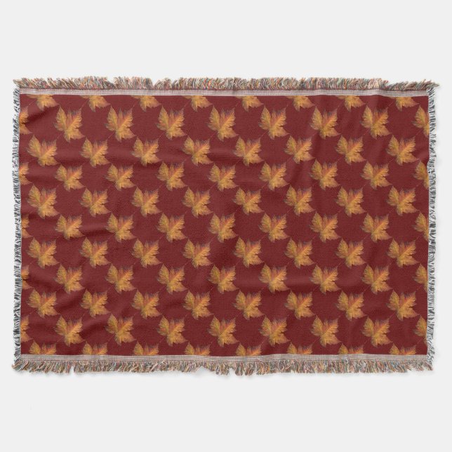 Canada Blanket Canada Maple Leaf Souvenir Throw (Front)