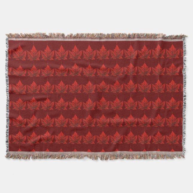 Canada Blanket Canada Maple Leaf Souvenir Throw (Front)
