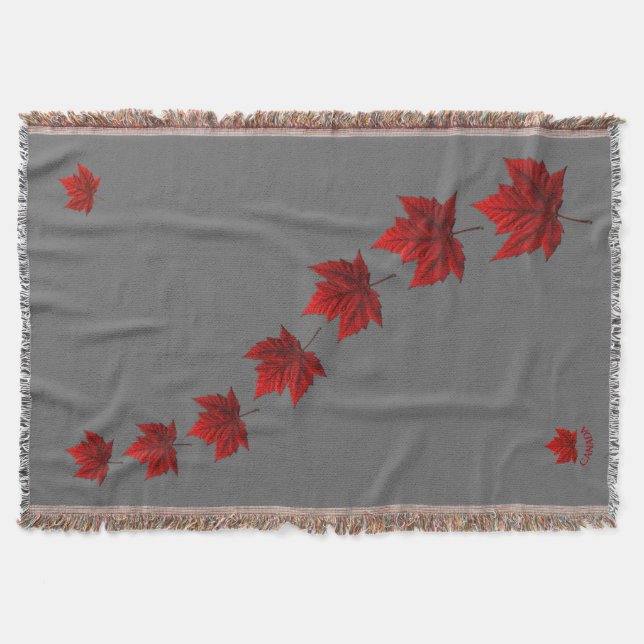 Canada Blanket Canada Maple Leaf Souvenir Throw (Front)