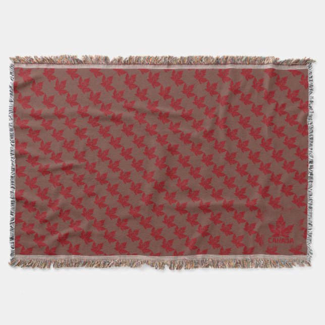 Canada Blanket Cool Canada Souvenir Throw Blanket (Front)