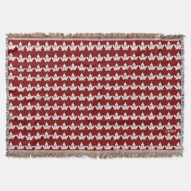 Canada Blanket Cool Canada Souvenir Throw Blanket (Front)